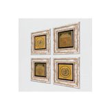 Pinecone Stone Nas Suresi, Felak Suresi, Bereket Duası, Esma'ül Hüsna Taş Duvar Tablosu - Çerçeveli Taş Tablo - Dekoratif Duvar Sanatı - Modern Ev ve Ofis Duvar Dekoru K4-1026