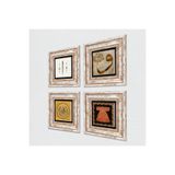 Pinecone Stone Nas Suresi, Hırka-i Şerif, Vav, Elif Taş Duvar Tablosu - Çerçeveli Taş Tablo - Dekoratif Duvar Sanatı - Modern Ev ve Ofis Duvar Dekoru T4-918