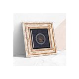 Pinecone Stone Nazar Ağaç Taş Duvar Tablosu - Çerçeveli Taş Tablo - Dekoratif Duvar Sanatı - Modern Ev ve Ofis Duvar Dekoru T1-196