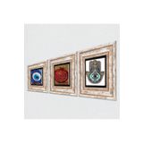 Pinecone Stone Nazar, Bereket Duası, Fatma Ana Eli (Hamsa) Taş Duvar Tablosu - Çerçeveli Taş Tablo - Dekoratif Duvar Sanatı - Modern Ev ve Ofis Duvar Dekoru T3-1974