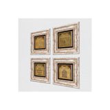 Pinecone Stone Nazar Duası, Bereket Duası, Ayet-el Kürsi, Esma'ül Hüsna Taş Duvar Tablosu - Çerçeveli Taş Tablo - Dekoratif Duvar Sanatı - Modern Ev ve Ofis Duvar Dekoru K4-09