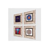 Pinecone Stone Nazar, Hayat Ağacı, Fil, Yaşam Çiçeği Taş Duvar Tablosu - Çerçeveli Taş Tablo - Dekoratif Duvar Sanatı - Modern Ev ve Ofis Duvar Dekoru T4-1155