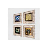 Pinecone Stone Nazar, Hayat Ağacı, Şahmeran Taş Duvar Tablosu - Çerçeveli Taş Tablo - Dekoratif Duvar Sanatı - Modern Ev ve Ofis Duvar Dekoru K4-1207