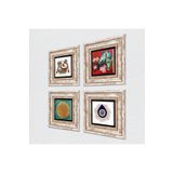 Pinecone Stone Nazar, Kuş, Lotus Çiçeği, Şahmeran Taş Duvar Tablosu - Çerçeveli Taş Tablo - Dekoratif Duvar Sanatı - Modern Ev ve Ofis Duvar Dekoru T4-1426