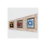 Pinecone Stone Nazar, Leonardo da Vinci Mona Lisa, Nar Taş Duvar Tablosu - Çerçeveli Taş Tablo - Dekoratif Duvar Sanatı - Modern Ev ve Ofis Duvar Dekoru K3-1442