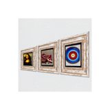 Pinecone Stone Nazar, Leonardo da Vinci Mona Lisa, Nar Taş Duvar Tablosu - Çerçeveli Taş Tablo - Dekoratif Duvar Sanatı - Modern Ev ve Ofis Duvar Dekoru T3-1441
