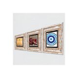 Pinecone Stone Nazar, Leonardo da Vinci Vitruvius Adamı, Nar Taş Duvar Tablosu - Çerçeveli Taş Tablo - Dekoratif Duvar Sanatı - Modern Ev ve Ofis Duvar Dekoru T3-1390
