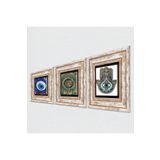 Pinecone Stone Nazar, Mandala, Fatma Ana Eli (Hamsa) Taş Duvar Tablosu - Çerçeveli Taş Tablo - Dekoratif Duvar Sanatı - Modern Ev ve Ofis Duvar Dekoru K3-1988
