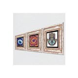 Pinecone Stone Nazar, Mandala, Fatma Ana Eli (Hamsa) Taş Duvar Tablosu - Çerçeveli Taş Tablo - Dekoratif Duvar Sanatı - Modern Ev ve Ofis Duvar Dekoru T3-1987