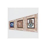 Pinecone Stone Nazar, Mandala, Fatma Ana Eli (Hamsa) Taş Duvar Tablosu - Çerçeveli Taş Tablo - Dekoratif Duvar Sanatı - Modern Ev ve Ofis Duvar Dekoru T3-1996