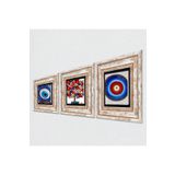 Pinecone Stone Nazar, Nar Ağacı Taş Duvar Tablosu - Çerçeveli Taş Tablo - Dekoratif Duvar Sanatı - Modern Ev ve Ofis Duvar Dekoru K3-1959
