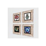 Pinecone Stone Nazar, Şahmeran, Nar Ağacı, Fatma Ana Eli (Hamsa) Taş Duvar Tablosu - Çerçeveli Taş Tablo - Dekoratif Duvar Sanatı - Modern Ev ve Ofis Duvar Dekoru T4-1502