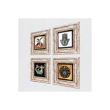 Pinecone Stone Nazar, Şahmeran, Semazen, Fatma Ana Eli (Hamsa) Taş Duvar Tablosu - Çerçeveli Taş Tablo - Dekoratif Duvar Sanatı - Modern Ev ve Ofis Duvar Dekoru K4-654