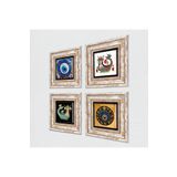 Pinecone Stone Nazar, Şahmeran Taş Duvar Tablosu - Çerçeveli Taş Tablo - Dekoratif Duvar Sanatı - Modern Ev ve Ofis Duvar Dekoru K4-1209