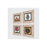Pinecone Stone Nazar, Semazen, Nar Ağacı, Fatma Ana Eli (Hamsa) Taş Duvar Tablosu - Çerçeveli Taş Tablo - Dekoratif Duvar Sanatı - Modern Ev ve Ofis Duvar Dekoru K4-655