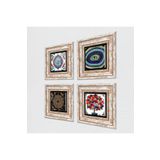 Pinecone Stone Nazar, Sri Yantra, Çini Sanatı, Nar Ağacı Taş Duvar Tablosu - Çerçeveli Taş Tablo - Dekoratif Duvar Sanatı - Modern Ev ve Ofis Duvar Dekoru K4-288