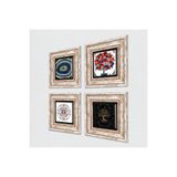 Pinecone Stone Nazar, Sri Yantra, Hayat Ağacı, Nar Ağacı Taş Duvar Tablosu - Çerçeveli Taş Tablo - Dekoratif Duvar Sanatı - Modern Ev ve Ofis Duvar Dekoru T4-1019