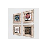 Pinecone Stone Nazar, Sri Yantra, Nar Ağacı Taş Duvar Tablosu - Çerçeveli Taş Tablo - Dekoratif Duvar Sanatı - Modern Ev ve Ofis Duvar Dekoru T4-1018