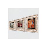 Pinecone Stone Picasso Avignonlu Kızlar, Kelebekli Çiçek, Nar Taş Duvar Tablosu - Çerçeveli Taş Tablo - Dekoratif Duvar Sanatı - Modern Ev ve Ofis Duvar Dekoru T3-1198