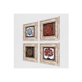Pinecone Stone Sri Yantra, Desen, Çini Sanatı, Nar Ağacı Taş Duvar Tablosu - Çerçeveli Taş Tablo - Dekoratif Duvar Sanatı - Modern Ev ve Ofis Duvar Dekoru T4-273