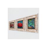 Pinecone Stone Van Gogh İrisler, Nar Taş Duvar Tablosu - Çerçeveli Taş Tablo - Dekoratif Duvar Sanatı - Modern Ev ve Ofis Duvar Dekoru K3-795