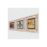 Pinecone Stone Van Gogh On İki Ayçiçekli Vazo, Nar, Fatma Ana Eli (Hamsa) Taş Duvar Tablosu - Çerçeveli Taş Tablo - Dekoratif Duvar Sanatı - Modern Ev ve Ofis Duvar Dekoru K3-771