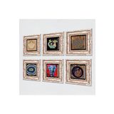 Pinecone Stone Yaşam Çiçeği, Fil, Nazar, Tavus Kuşu, Lotus Çiçeği, Şahmeran Taş Duvar Tablosu - Çerçeveli Taş Tablo - Dekoratif Duvar Sanatı - Modern Ev ve Ofis Duvar Dekoru K6-75