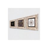 Pinecone Stone Yaşam Çiçeği, Hayat Ağacı Taş Duvar Tablosu - Çerçeveli Taş Tablo - Dekoratif Duvar Sanatı - Modern Ev ve Ofis Duvar Dekoru T3-170