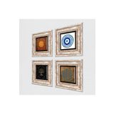 Pinecone Stone Yaşam Çiçeği, Nazar, Sri Yantra, Hayat Ağacı Taş Duvar Tablosu - Çerçeveli Taş Tablo - Dekoratif Duvar Sanatı - Modern Ev ve Ofis Duvar Dekoru T4-534