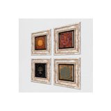 Pinecone Stone Yaşam Çiçeği, Sri Yantra, Hayat Ağacı, Desen Taş Duvar Tablosu - Çerçeveli Taş Tablo - Dekoratif Duvar Sanatı - Modern Ev ve Ofis Duvar Dekoru T4-501