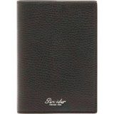 Pineider Kahverengi Logo Detaylı Erkek Deri Pasaportluk - Standart