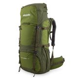 Pinguin Explorer Trekking yürüyüş sırt çantası, 75 litre, dış mekan, yüksekliği ayarlanabilir, yeşil