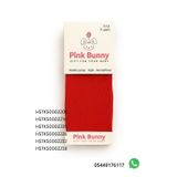 Pink Bunny Düz Desenli Külotlu Çorap (Kırmızı, 7-8 Yaş)