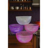 Pink Cat Kitchen 3 ADET Salata Meyve Kasesi Sert Mika Plastik Şık Görünüm