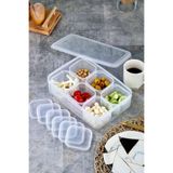 Pink Cat Kitchen 7 Parça Piknik Kahvaltı Taze Gıda Sızdırmaz Saklama Kabı