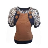 Pink Dream Fashion Kadın Penye Bluz P-01195