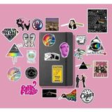 Pink Floyd Paketi/bullet Journal Defter Çıkartma Ajanda Laptop Etiket - Option-1 - -50 C