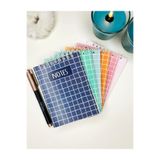 Pink notes 6'lı Defter Seti 10x13,5 cm Kareli Defter 40 Yaprak Üstten Spiralli Cep Defteri