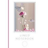 Pink Petals Fairy Fabled 6x9 120 Page Lined Notebook: Fabled