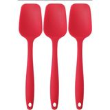 Pink Rose Bybirgül Büyük Boy Silikon Spatula Set - Kırmızı
