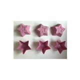 PİNK ROSE Bybirgül Lila 12 Li Silikon Mini Yıldız Kek Kalıbı , Muffin ,cupcake Kalıbı 12 Adet