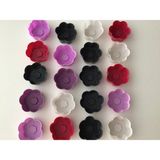 Pink Rose Bybirgül Silikon Mini Papatya Kek ,muffin Kalıbı 12 Adet karışık Renkli - 8 cm