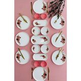 Pink Rose Model 8 Kişilik 19 Parça Kahvaltı Takımı