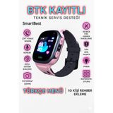 pink watch Sim Kartlı, Konum Takipli, Sos Acil Arama Ve Imei Kayıtlı Akıllı Çocuk Takip Saati Pembe