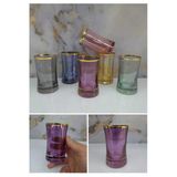 Pinkev 6 Kişilik Renkli Kahve Yanı Bardak Seti 150Ml