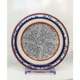 Pinkev 6 Kişilik Seramik Pasta Tatlı Tabağı Seti - 20CM