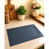 Pinkev 6lı Set Pvc Amerikan Servis - 30 x 45 cm - Siyah