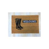 Pinkev Pvc Tabanlı Koko Kıl Kapı Önü Paspası 60X40cm