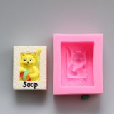 Pinkie Tm Güzel Kedi Silikon Sabun Kalıbı,Reçine Kil Çikolata Şeker Silikon Kek Kalıbı,Fondan Kek Dekorasyon Araçları Z829