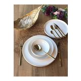 Pink&More Yemek Takımı Modern Gold 24 Parça 6 Kişilik